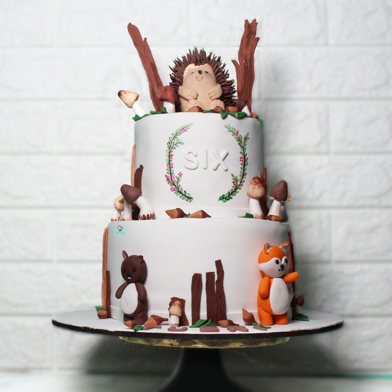 Porcupine Theme Cake