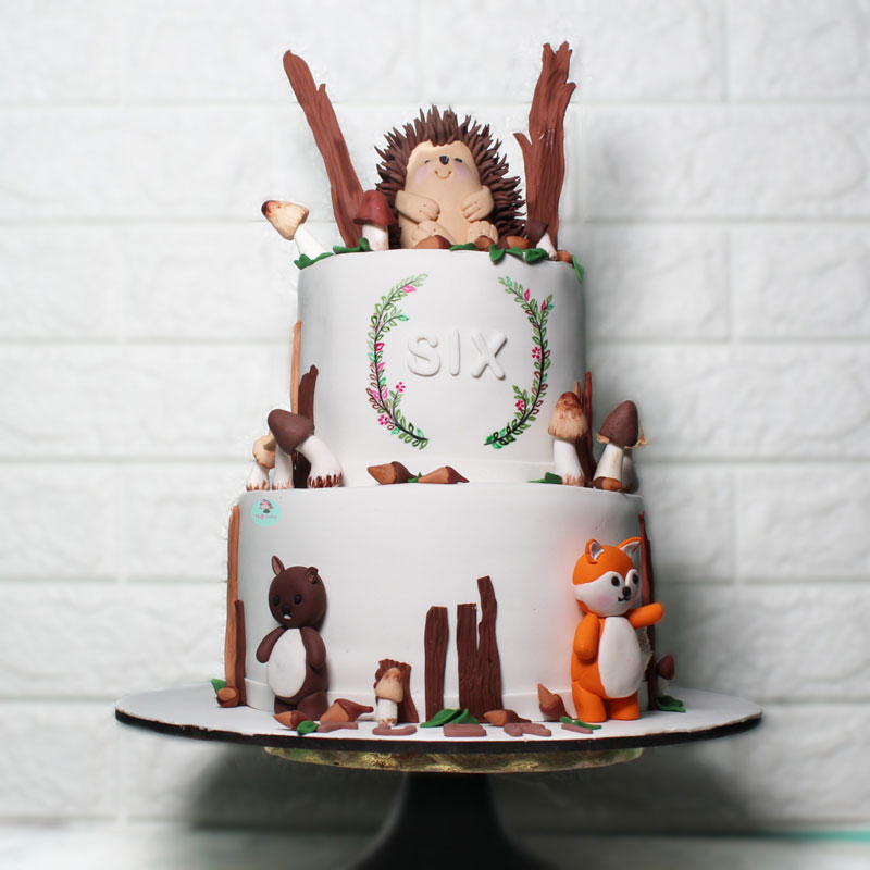 Porcupine Theme Cake