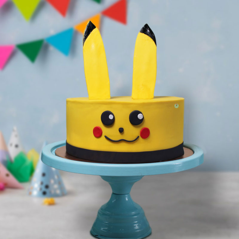 How to make Pokemon Pikachu cake / easy Pikachu cream cake tutorial -  YouTube