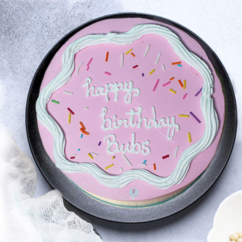 Nice Simple Birthday Cake :) - CakeCentral.com