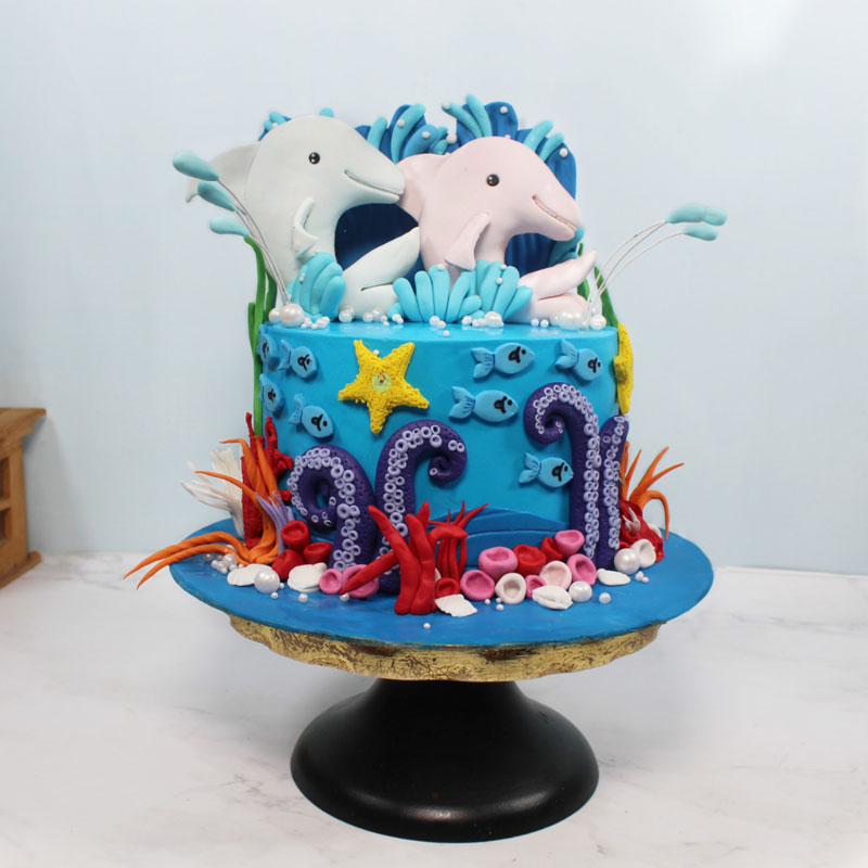 Ocean Theme Cake