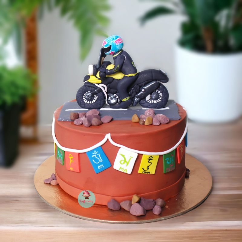 Bike Theme Cake