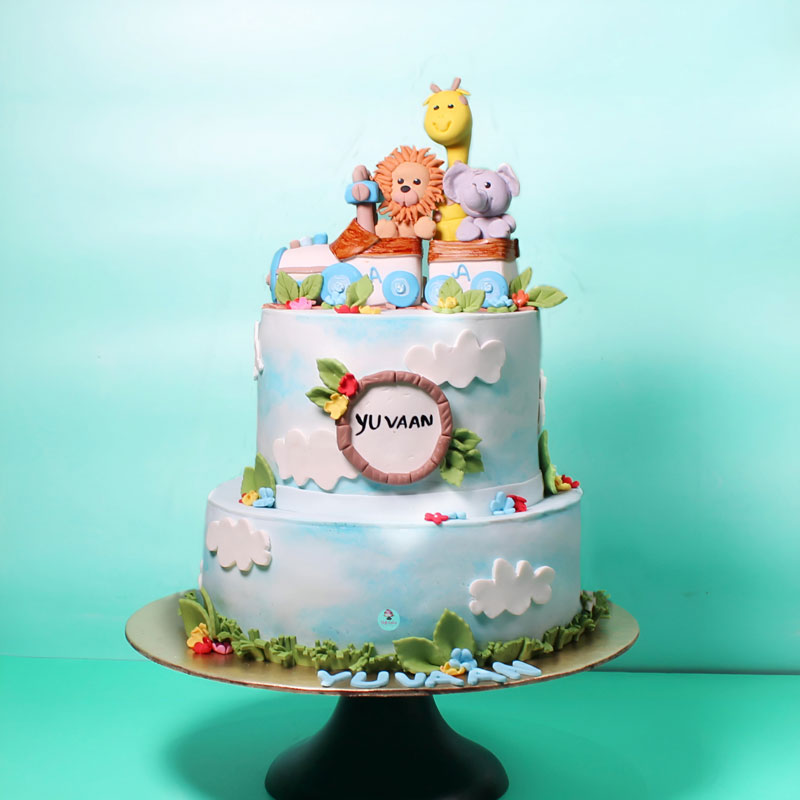 Domestic Animals Cake | Animal Birthday Cake | 3d-mon.com