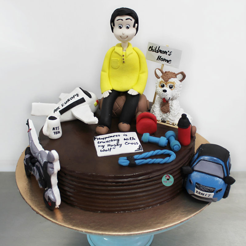 Workaholic Guy Professional Theme Cake Delivery in Delhi NCR - ₹2,999.00  Cake Express