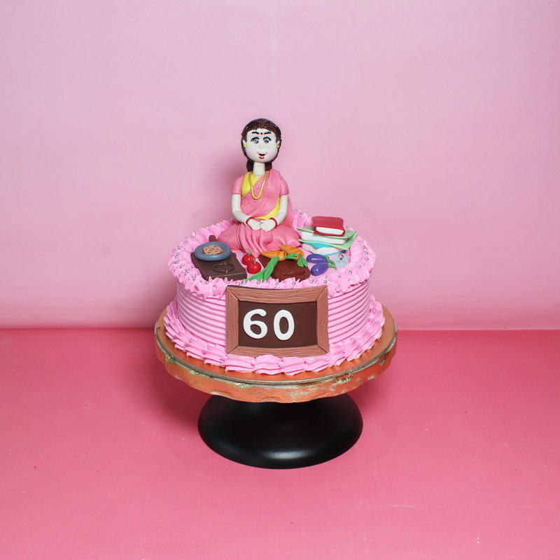 Pink Mom Theme Cake