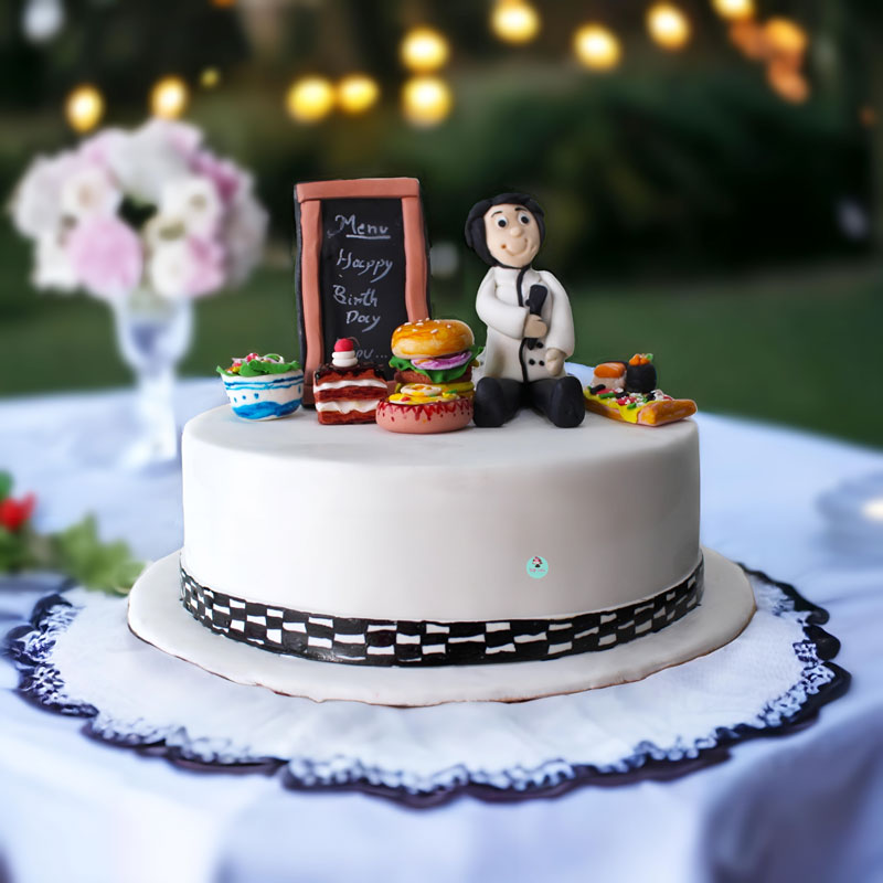 Food lover theme Cake | Boffocakes | Food lover theme Cake Delivery in  Kolkata